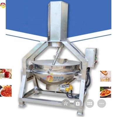 大容量キャンディー加工機械用のジャケット煮物ケトル200kg
