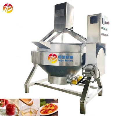大容量キャンディー加工機械用のジャケット煮物ケトル200kg