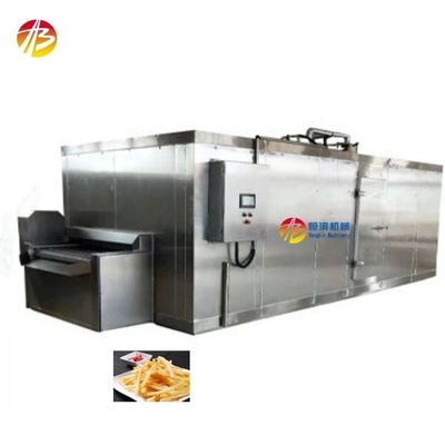 スピードフリース機 フライス トンネル冷凍機 高生産性 SUS 304 IQF
