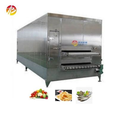 スピードフリース機 フライス トンネル冷凍機 高生産性 SUS 304 IQF