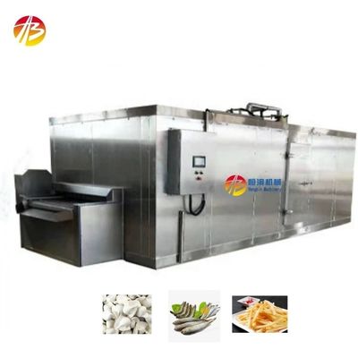 800mm 入口トンネル 混合野菜の継続的な生産のための速冷凍機