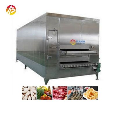 2000KG 工業トンネル冷凍庫 野菜 果物 エビ 魚