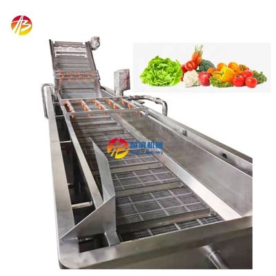 工業用食品野菜洗濯機 600 kg 容量と空気泡システム
