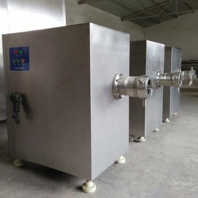 910*620*980mmの冷凍肉と骨のための工業冷凍鶏肉粉砕機