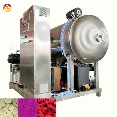 簡単に操作する高生産性とプリフリーズで真空冷凍乾燥食品機械
