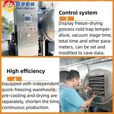 海鮮と果物 38kw エネルギーを節約する冷凍乾燥機 1400*1000mm トレイサイズ